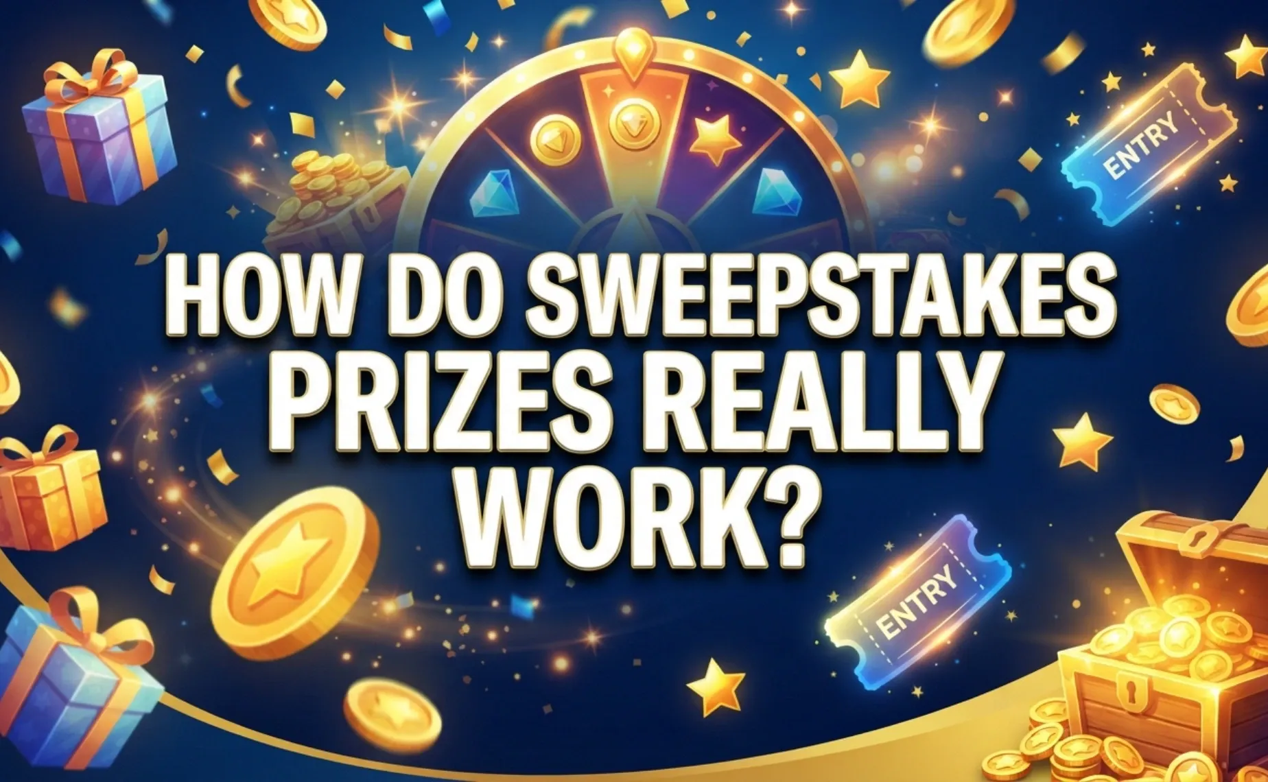 how do sweepstakes prizes really work