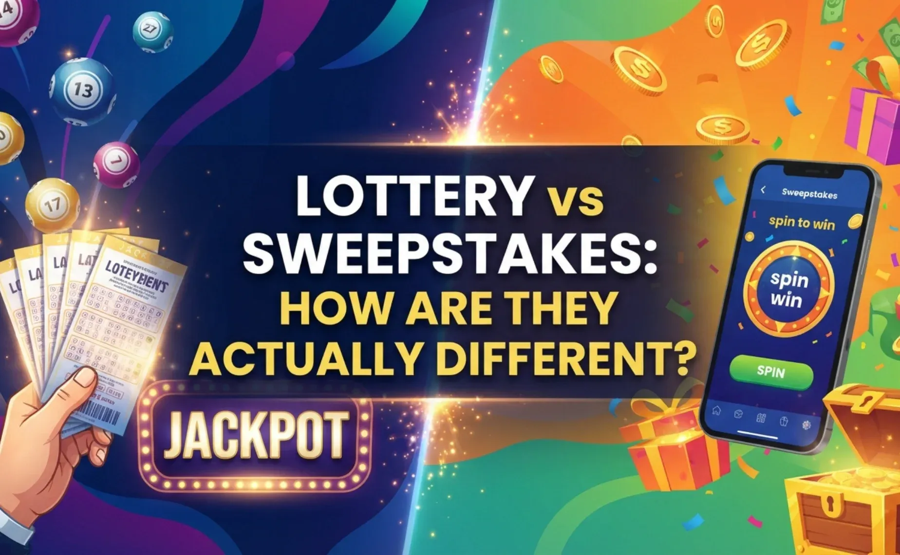 lottery vs sweepstakes