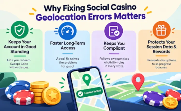 why to fix social casino geolocation errors