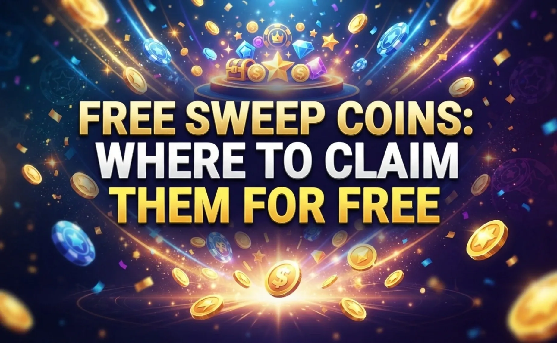where to claim free sweep coins
